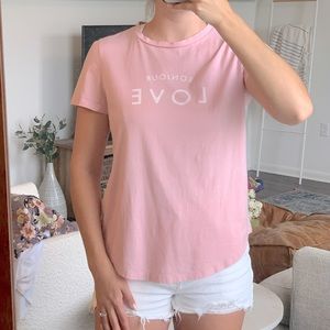 Bonjour graphic T-shirt